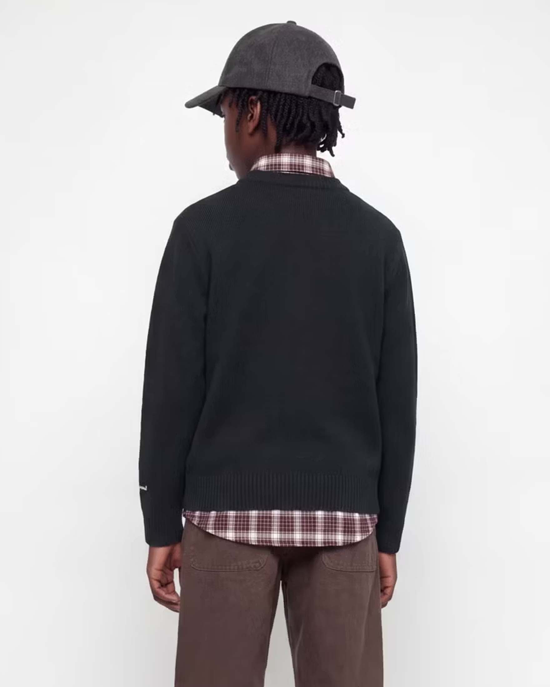 Maglioncino nero Jack & Jones in misto cotone image
