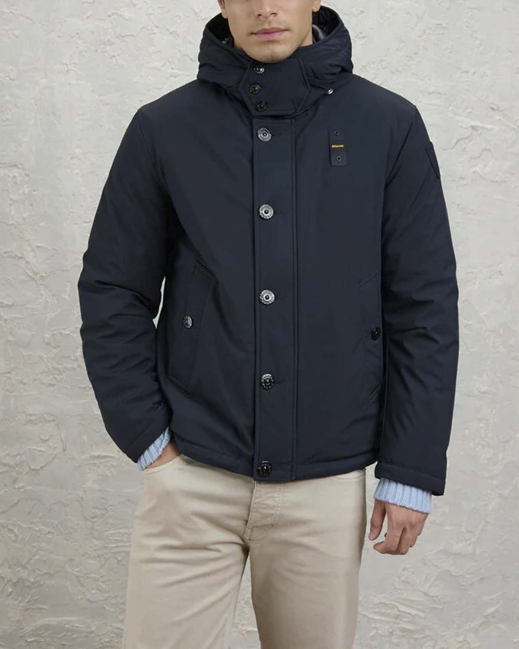 Giubbino Blauer Andrew in neoprene leggero blu image
