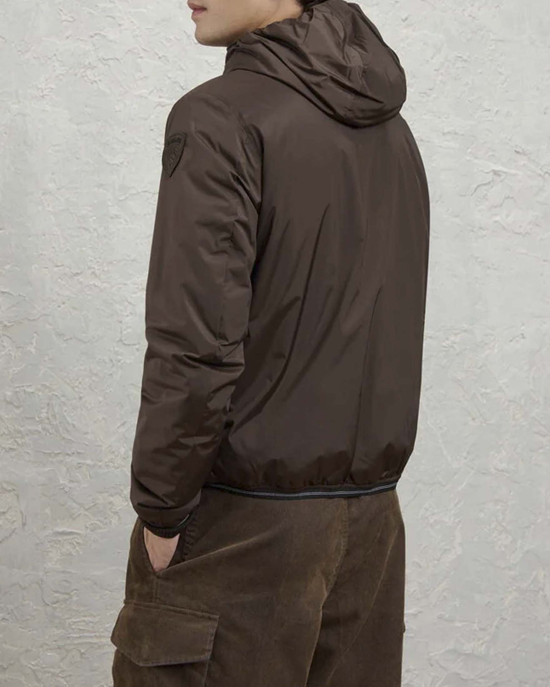 Giubbino Blauer Devon marrone idrorepellente con interno in ecopelliccia image
