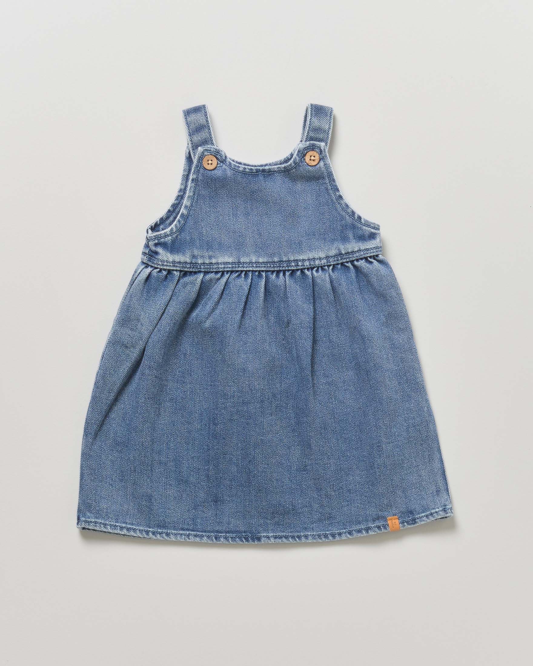 Abito in denim Lil'Atelier in cotone stretch