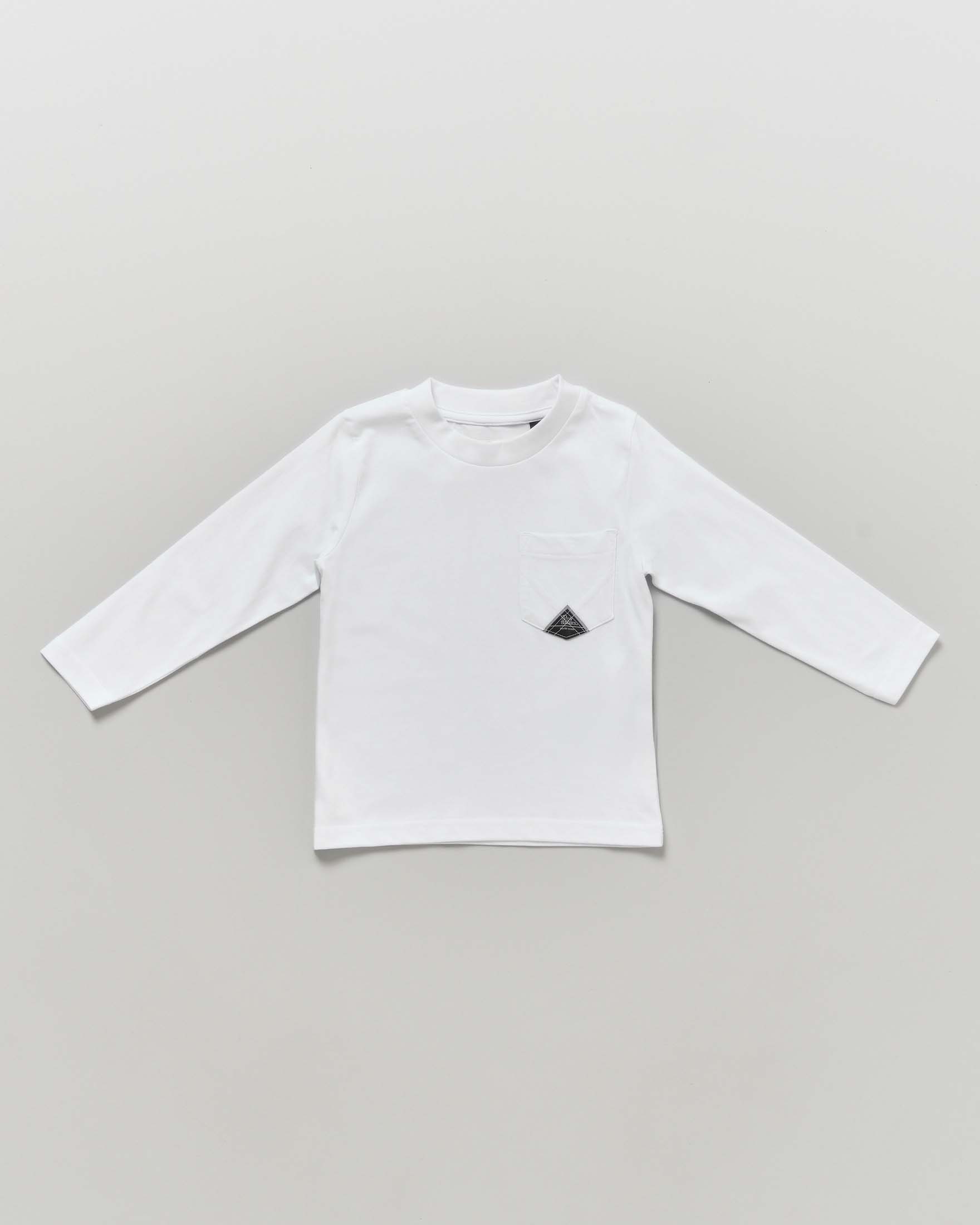 T-shirt bianca Roy Roger's mezza manica in puro cotone con taschino