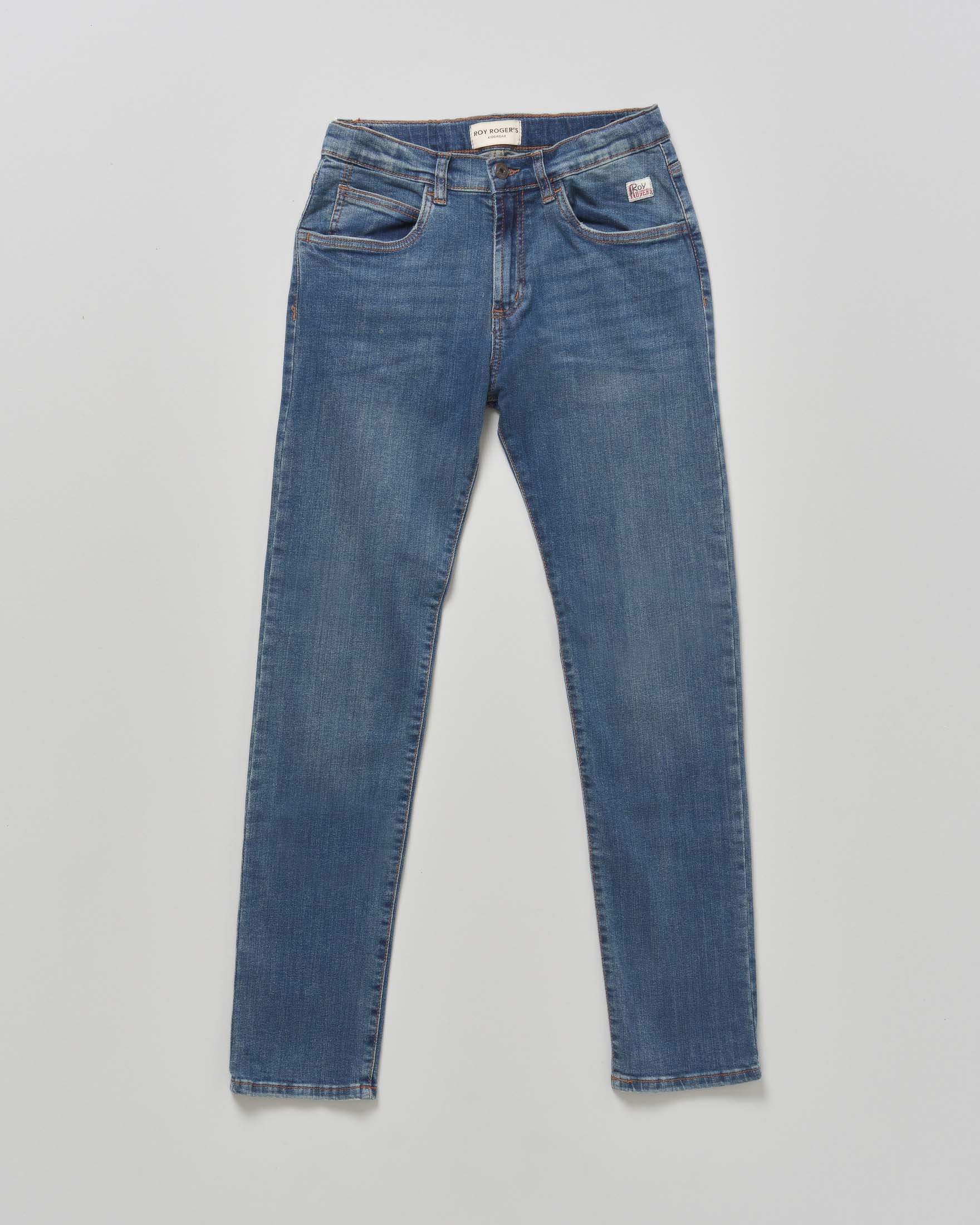 Jeans regular fit Roy Roger's lavaggio medio stone washed