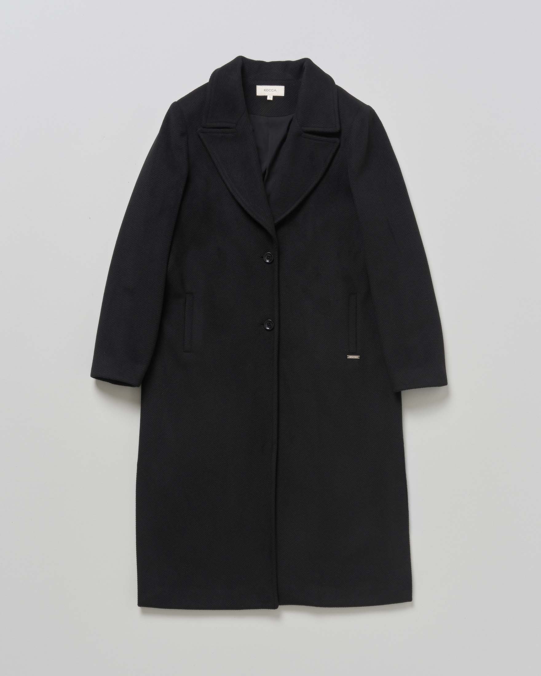 Cappotto nero Kocca in panno
