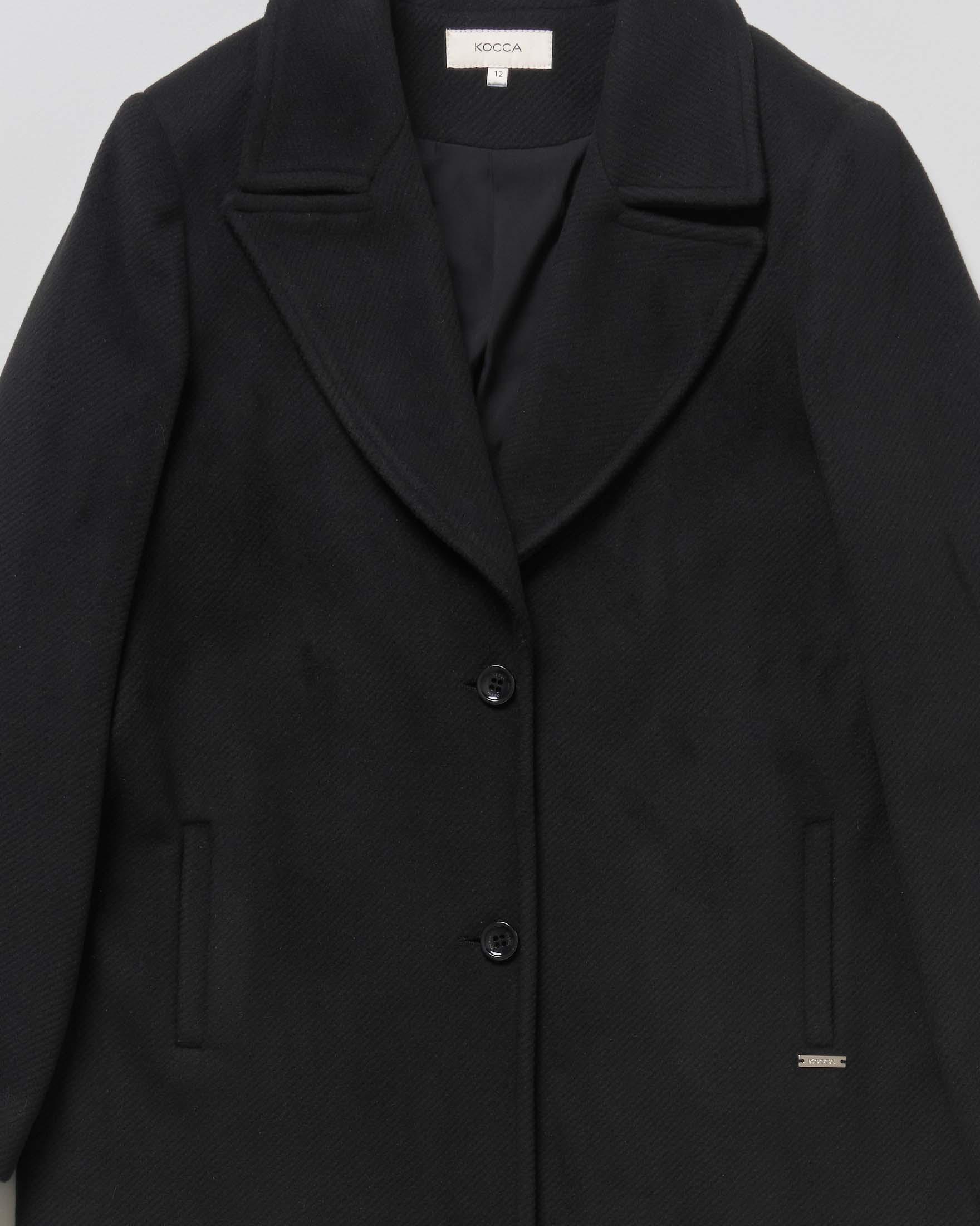 Cappotto nero Kocca in panno image