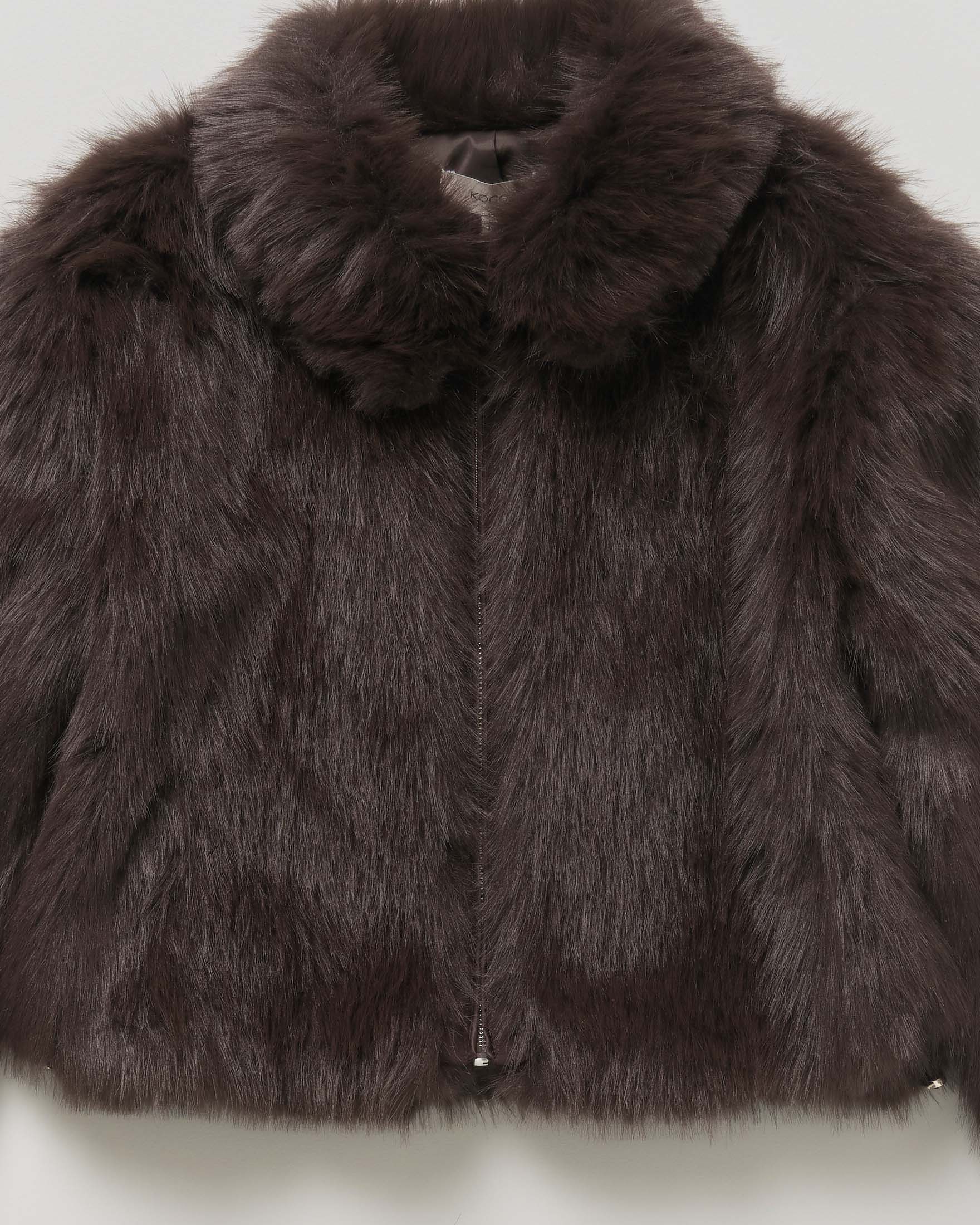 Ecopelliccia bomber Kocca marrone image