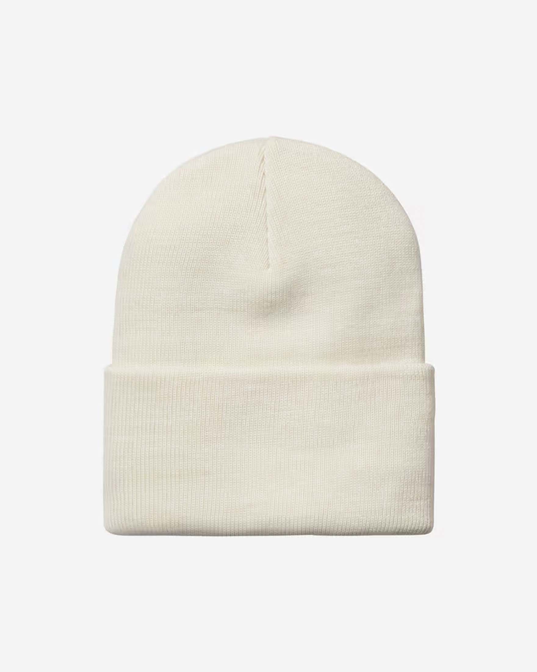 Berretto Carhartt Acrylic Watch Hat panna in maglia a coste image