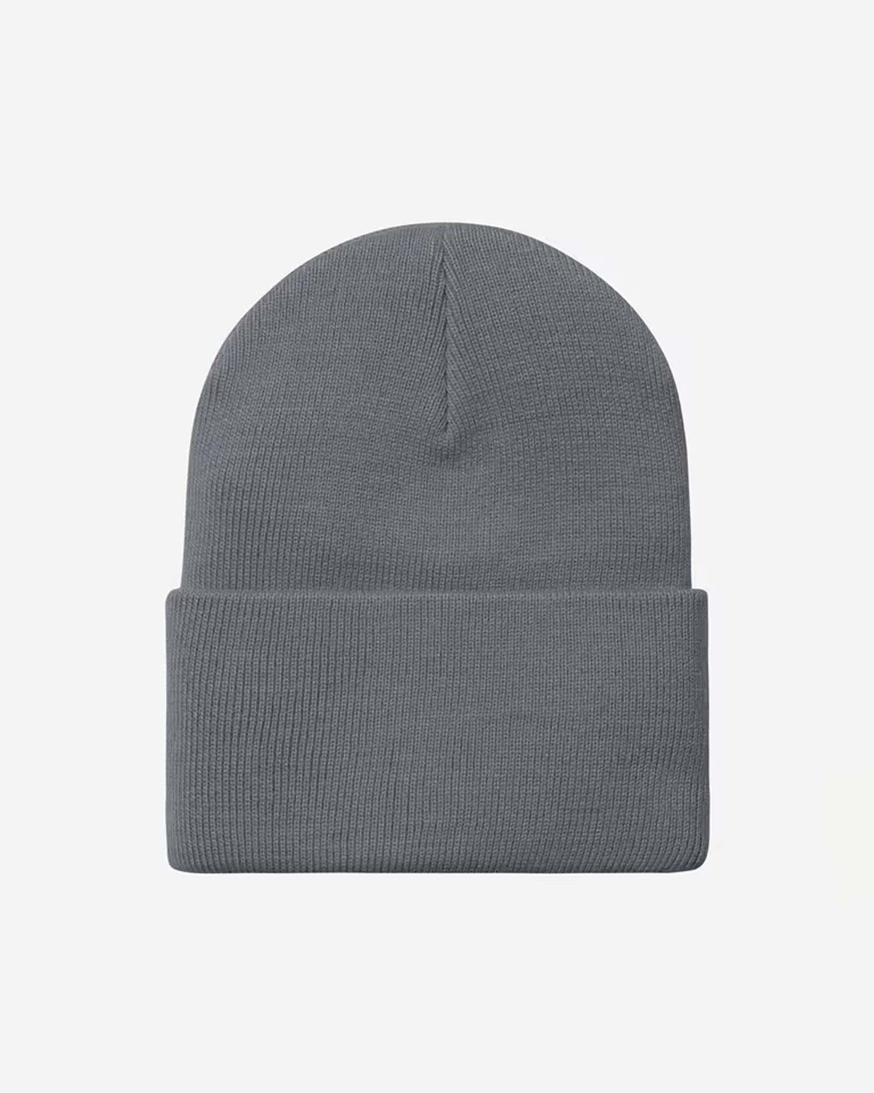 Berretto Carhartt Acrylic Watch Hat grigio in maglia a coste image