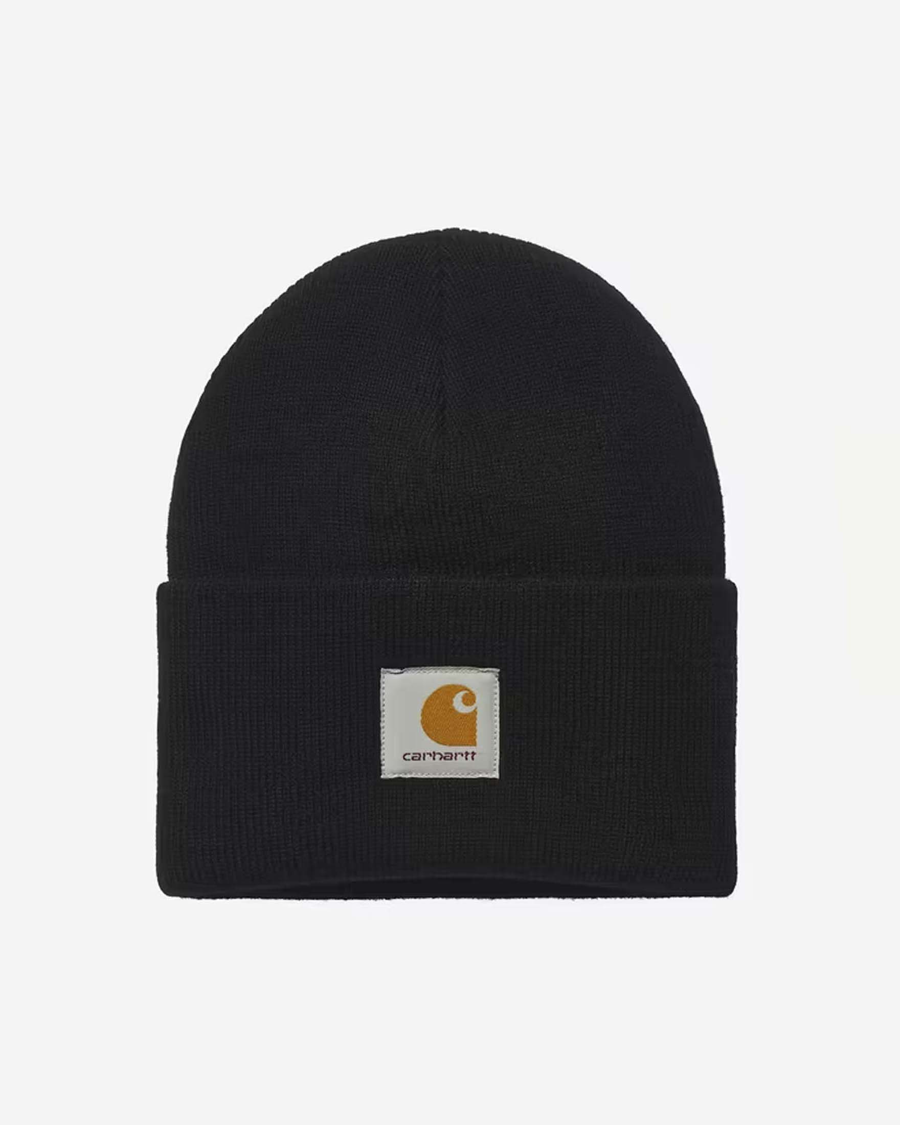 Berretto Carhartt Acrylic Watch Hat nero in maglia a coste