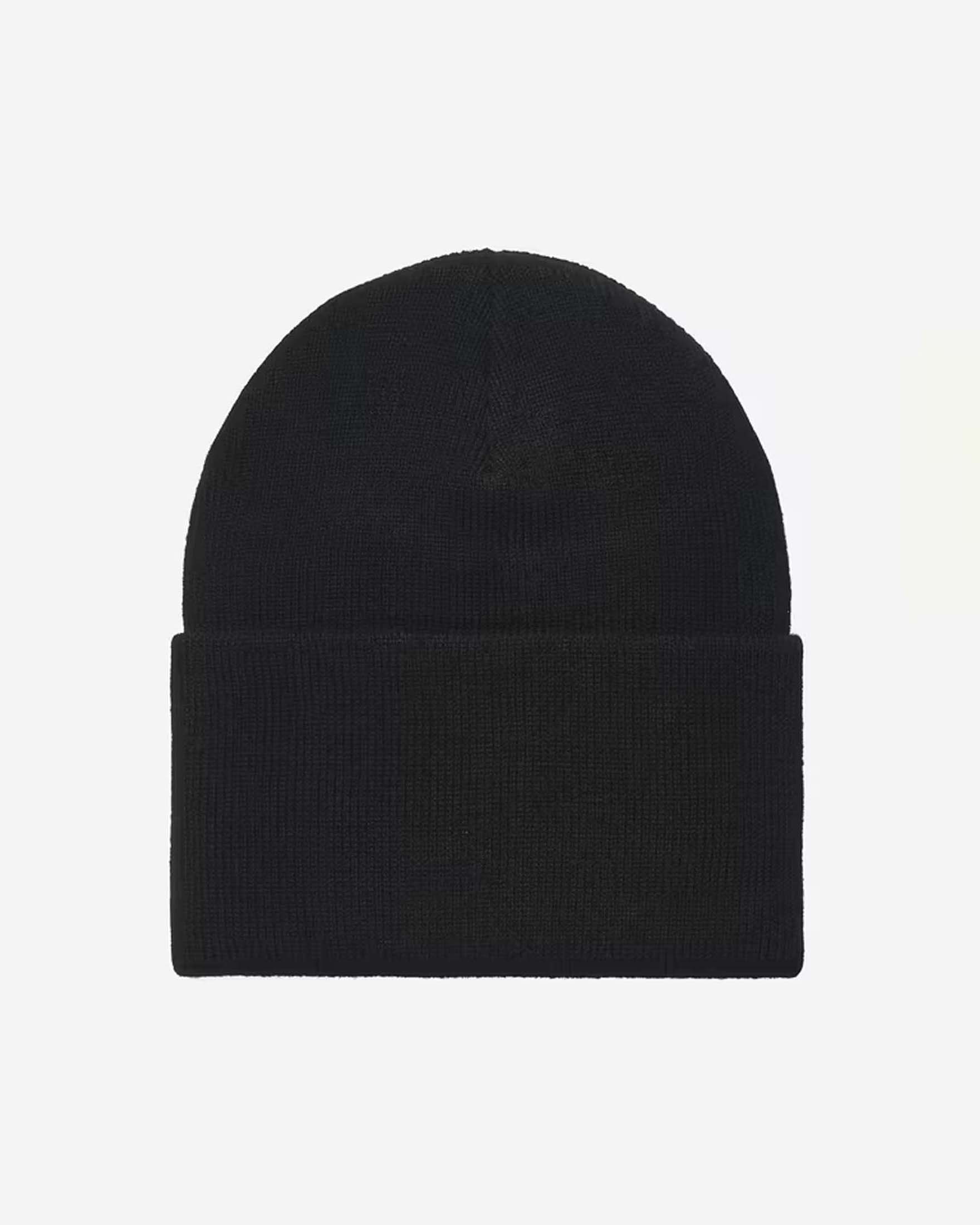 Berretto Carhartt Acrylic Watch Hat nero in maglia a coste image