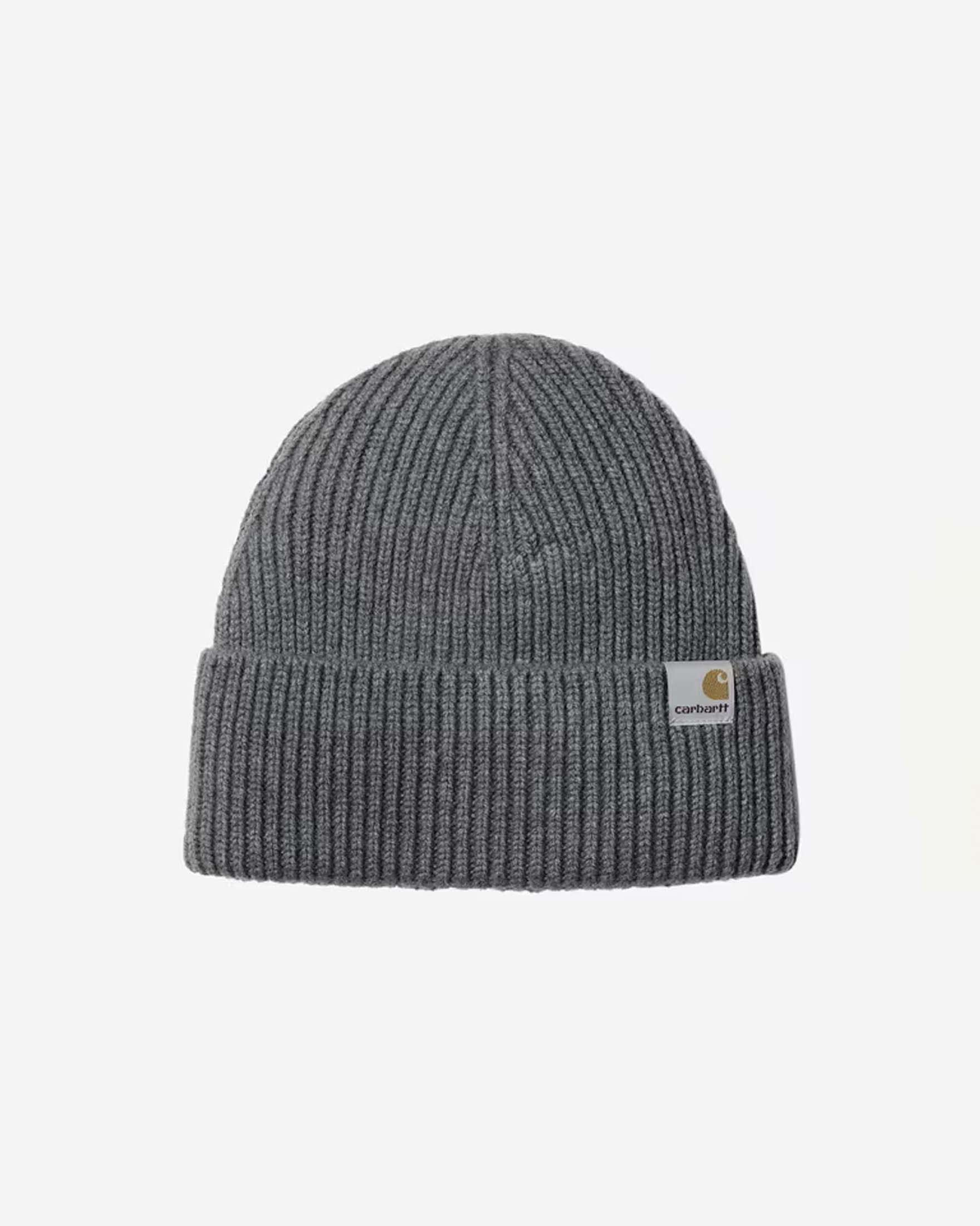 Berretto Carhartt Gabe Beanie in lana e cashmere grigio