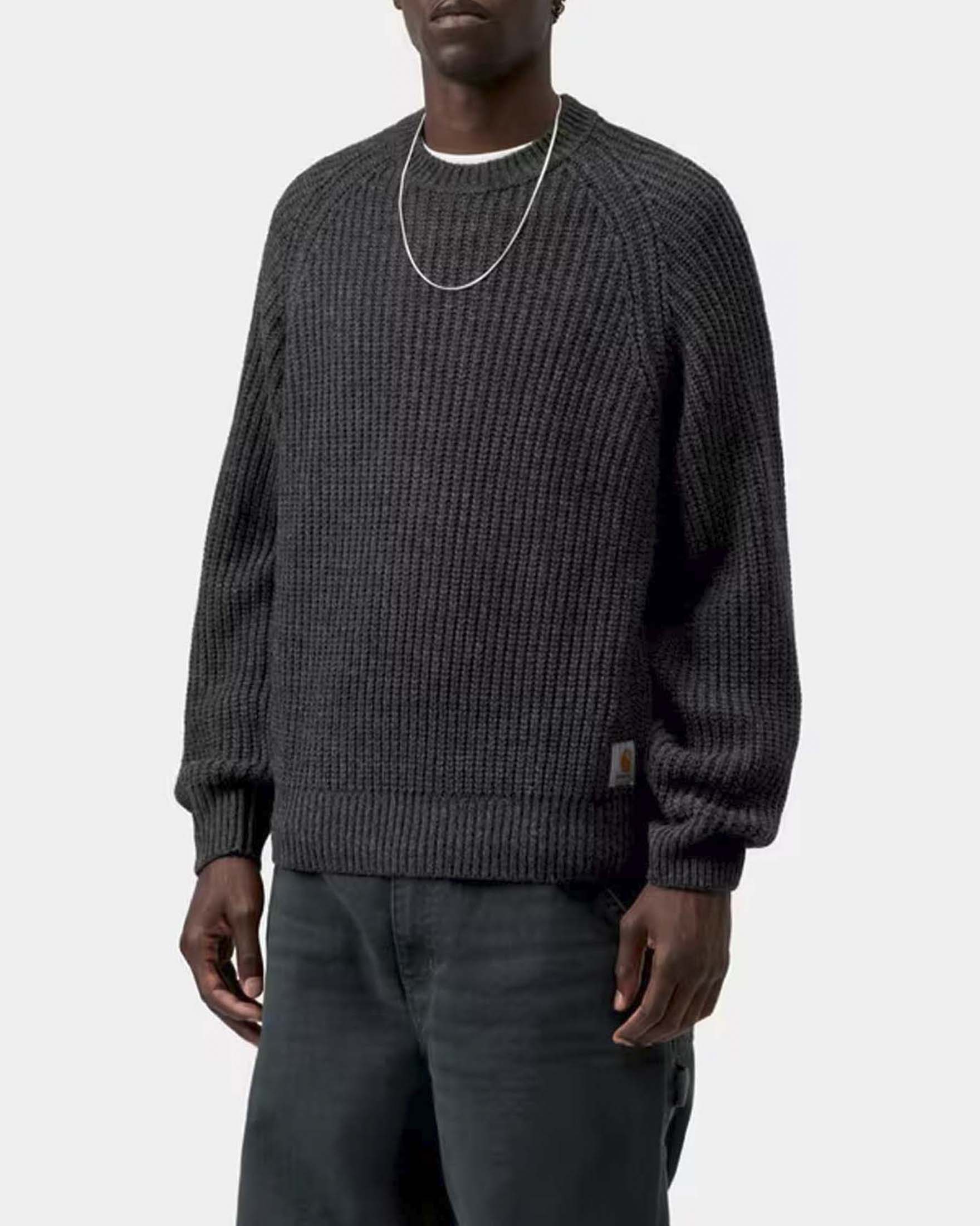 Maglione girocollo antracite Carhartt Firth Sweater in misto lana e alpaca image