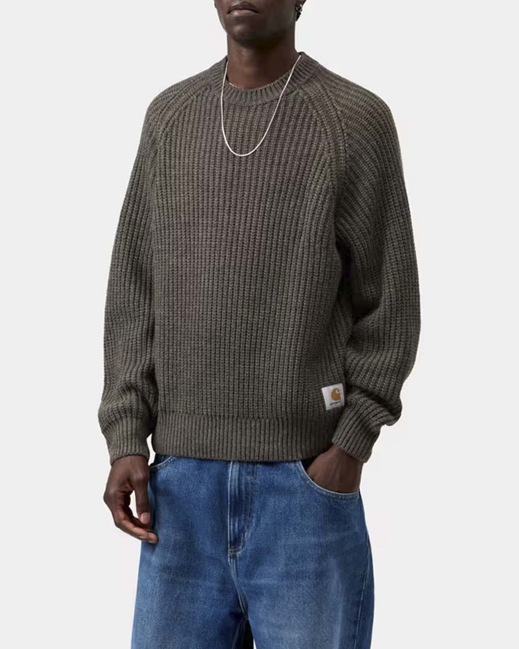 Maglione girocollo noce Carhartt Firth Sweater in misto lana e alpaca image