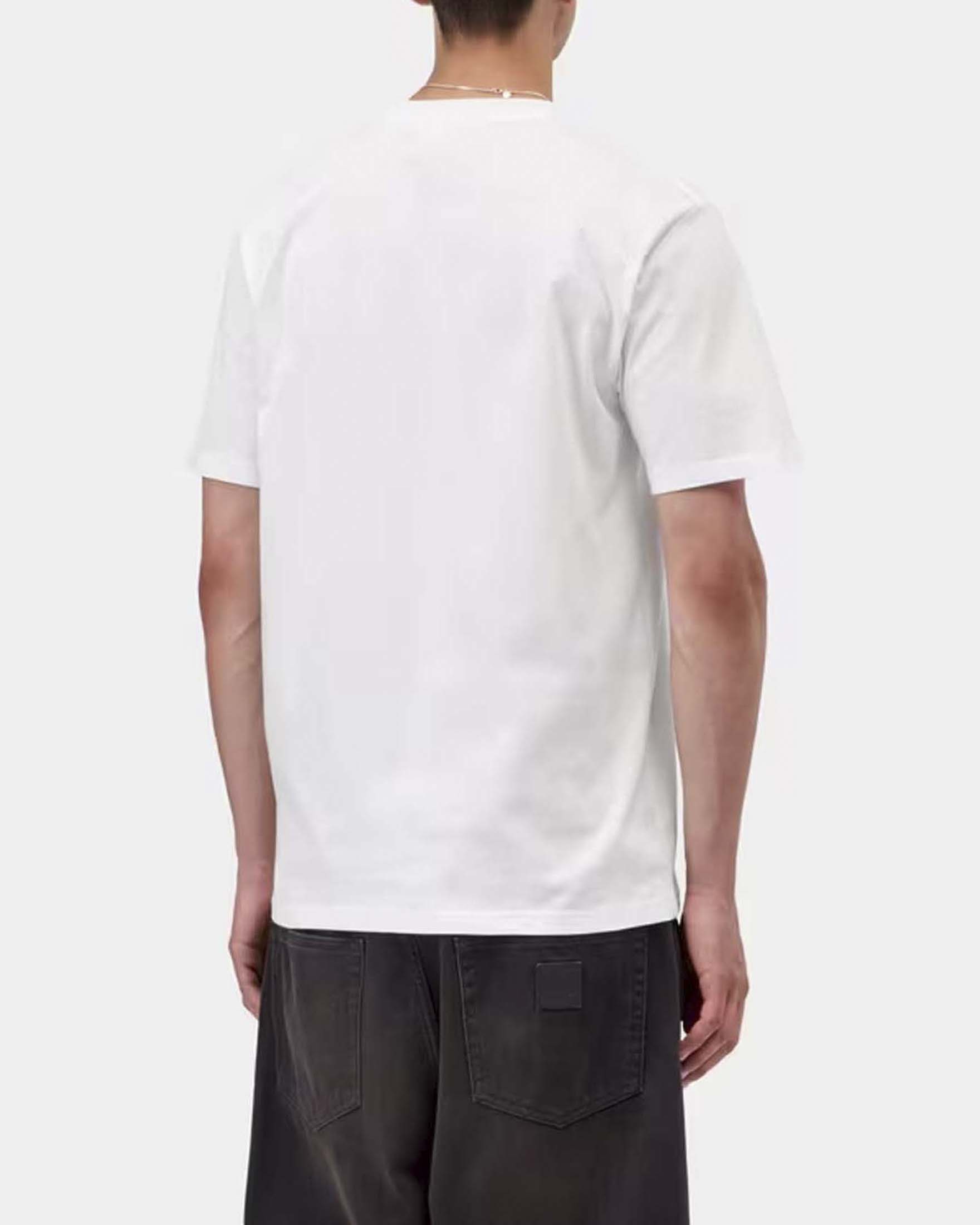 T-shirt Carhartt Small Heart regular fit bianca in cotone con logo a cuore image