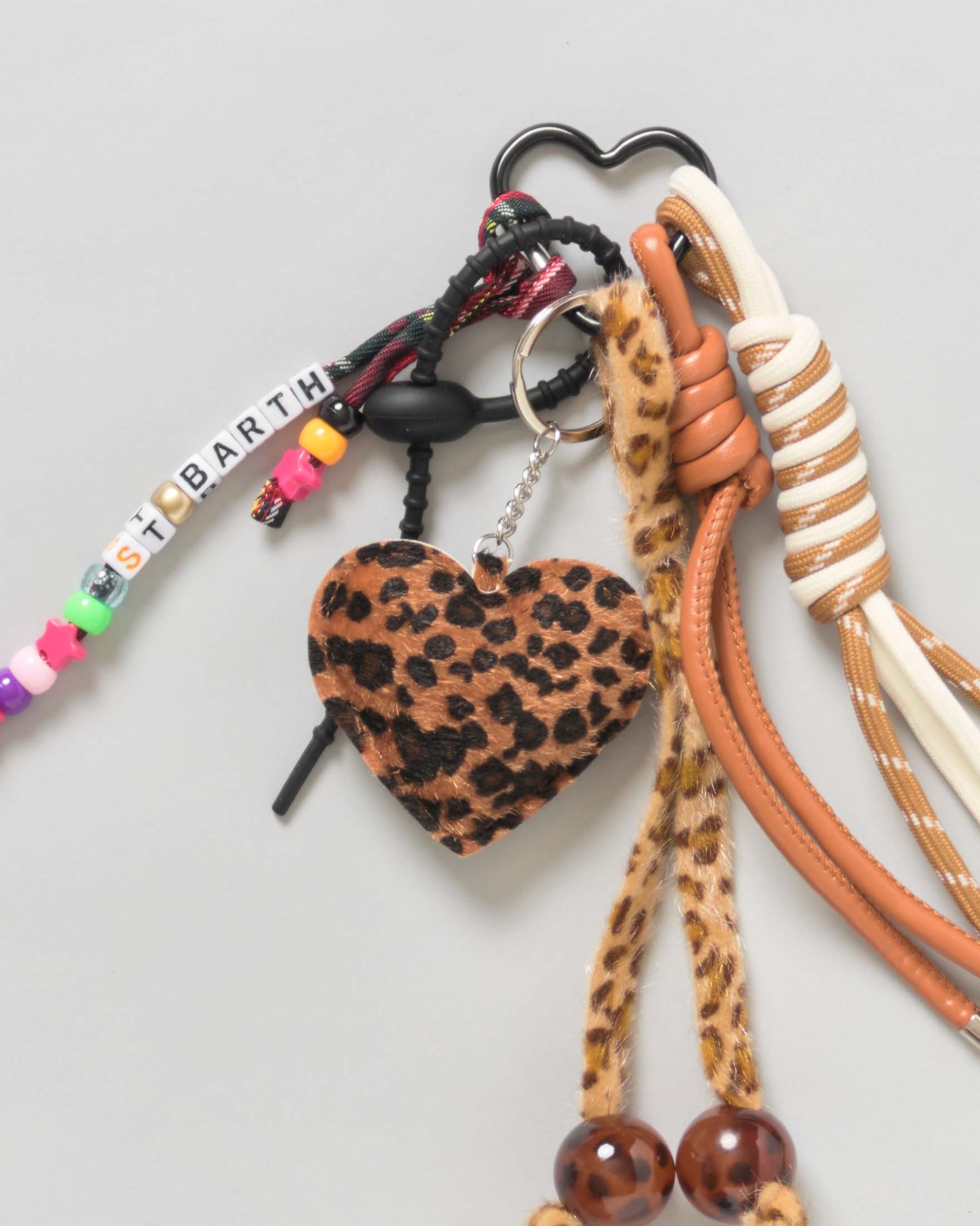 Portachiavi Funny Charm MC2 Saint Barth con cuore maculato image