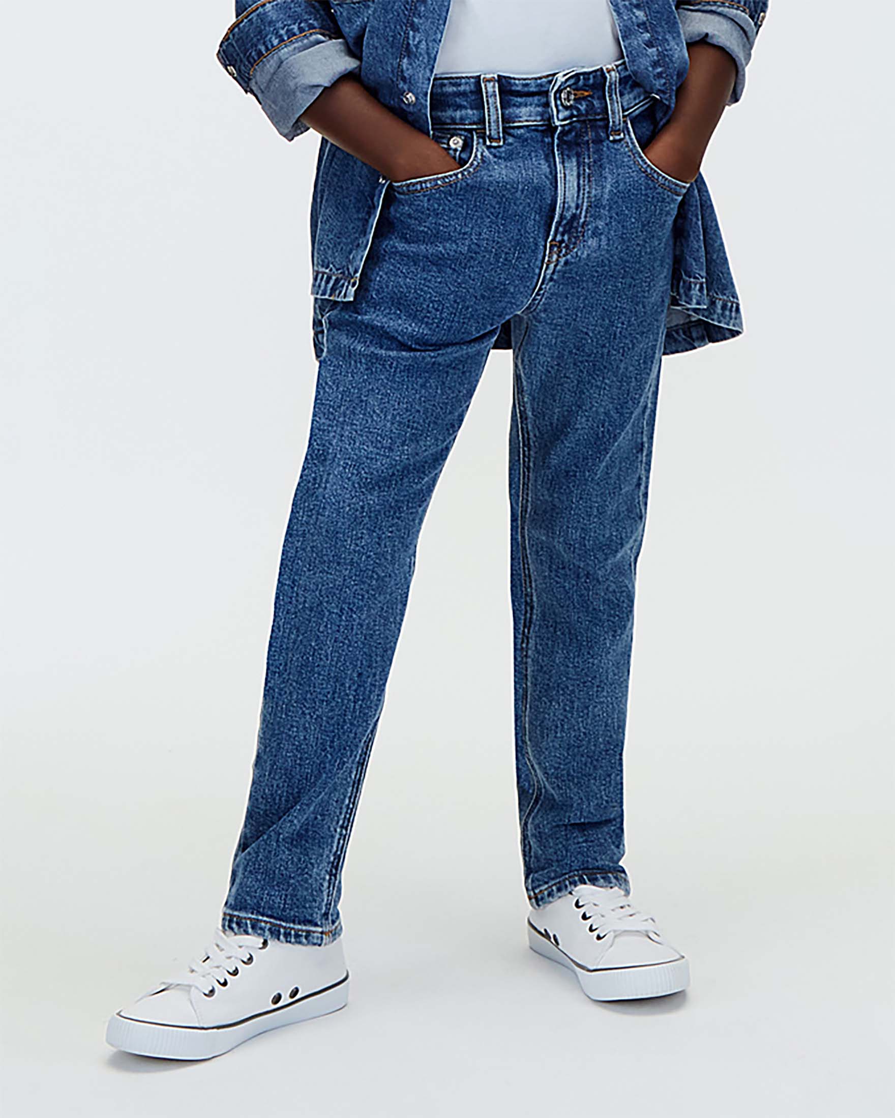 Jeans dad fit Calvin Klein lavaggio medio stone washed