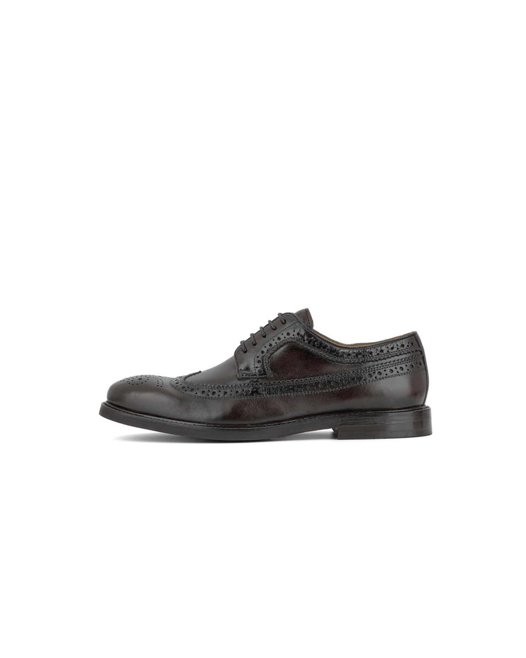 Scarpa elegante Derby Digel Sherlock in pelle marrone