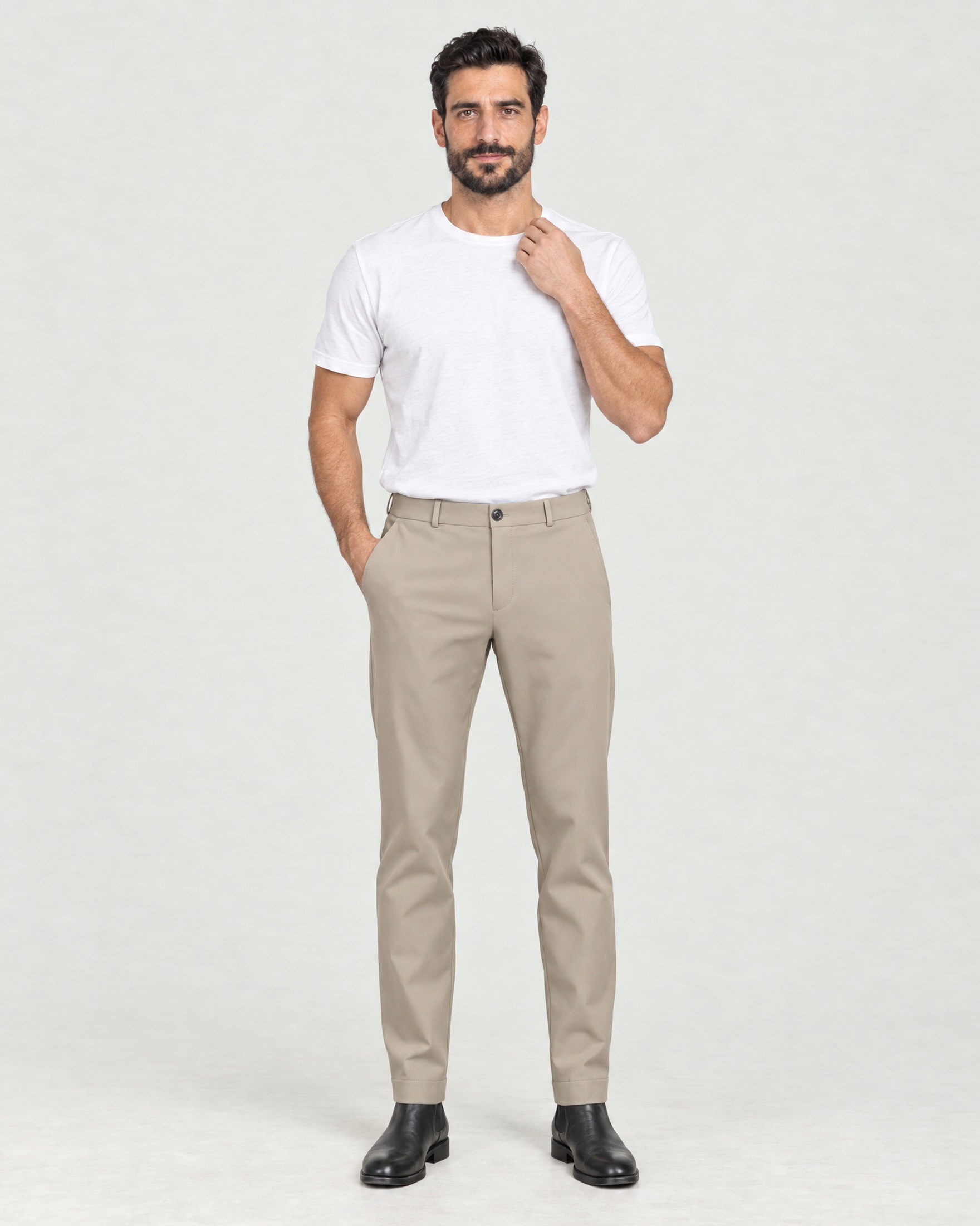 Surflex Winter Soft Touch Chino Pant R.R.D. beige in tessuto tecnico opaco